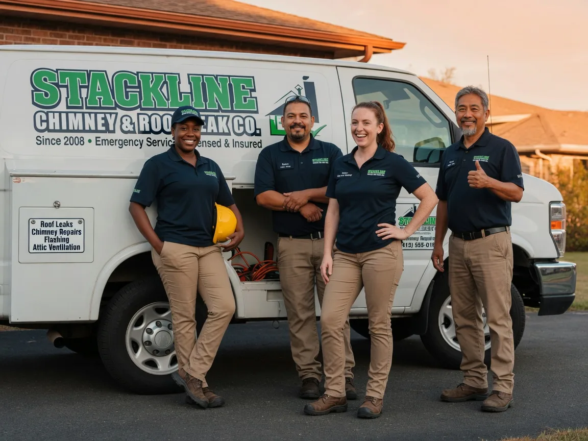 Chimney flashing repair company in Marysville, OH